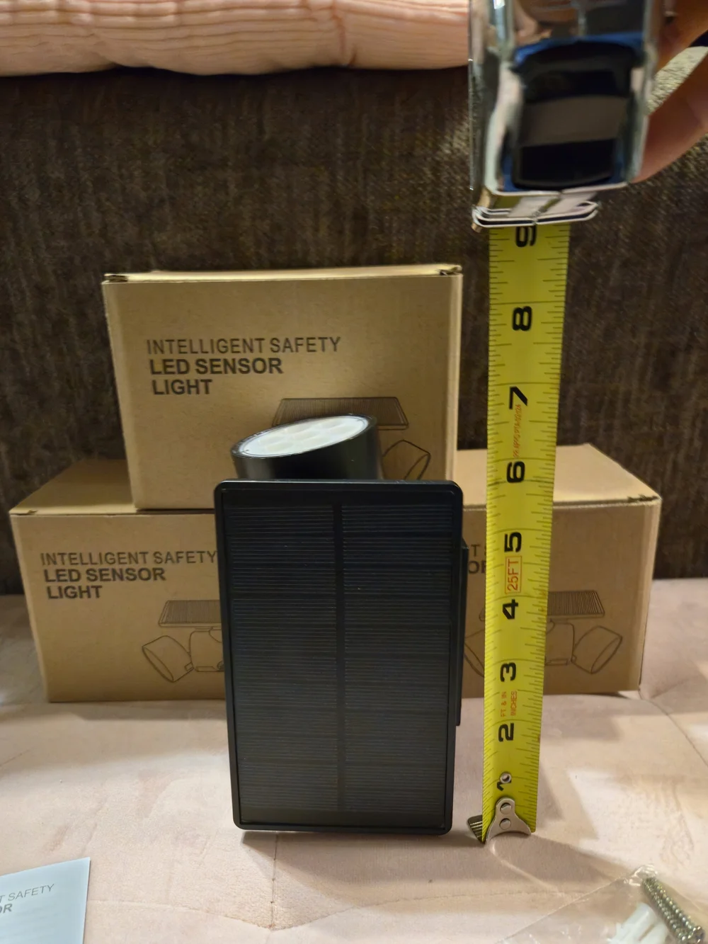 Solar Security Lights, 30 LED Motion Sensor Spotlights, 360° Adjustable IP65 NIB